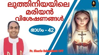 ലുത്തിനിയയിലെ മരിയൻ വിശേഷണങ്ങൾ  ഭാഗം  42  Fr Sharlo Ezhanikatt CST  Marian Ministries [upl. by Floridia136]