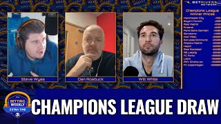 Reaction to Champions League Europa League Draws amp Futures Bets [upl. by Aicilif150]