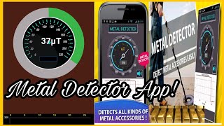 Gold and Metal Detector App  Easy to Detect Using Handphone [upl. by Anihs796]