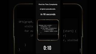 Find the Time Complexity of Pseudocode in Seconds 🕒 lvslogics education codingsolutions coding [upl. by Altman417]