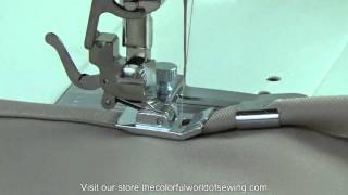 Sewing Basic amp Creative Hems with the Wide Hemmer Foot Set [upl. by Edya77]