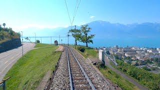 ★ 4K 🇨🇭 Zweisimmen  Montreux cab ride Switzerland 092023 Führerstandsmitfahrt Goldenpass [upl. by Silra]