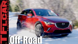 2016 Mazda CX3 AWD Snowy Rocky Mountain OffRoad Review [upl. by Bal593]