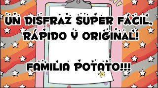 TUTORIAL de Cómo hacer un DISFRÁZ de MR POTATO casero Hazlo tu mism PASOAPASO [upl. by Natsirc704]