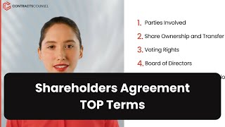 Shareholder Agreements Explained Top Terms You NEED to Know [upl. by Darnoc]