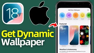 How to Get ColorChanging Dynamic Wallpaper in iPhone iOS 18 [upl. by Aicekat]