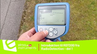 Radiodetection RD7200 kabelsøgning uden TX signalgiver [upl. by Leigha]