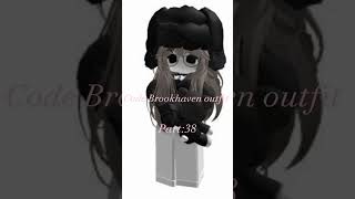 Code Brookhaven outfit Part38 like for Part39 bacisub roblox shortvideo robloxedit brookhaven [upl. by Foulk]