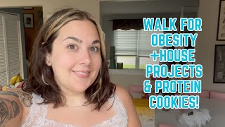 WALK FOR OBESITY HOUSE PROJECTS amp PROTEIN COOKIES  VSG SURGERY [upl. by Atahs]