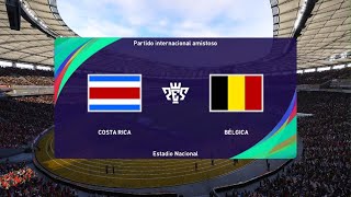 Modo carrera jugador liga Promerica Costa Rica Vs Bélgica [upl. by Nadaha]