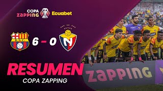 Barcelona SC 6  0 El Nacional  CopaZapping primera edición [upl. by Anitsrik]