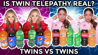 TWIN TELEPATHY TEST  TWINS VS TWINS Results Are Insane [upl. by Scutt]