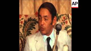 SYND 31770 KING HASSAN II HOLDS PRESS CONFERENCE IN RABAT [upl. by Arsuy]