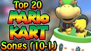 Top 20 Mario Kart Songs 101 [upl. by Duleba]