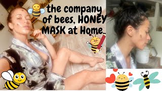 Bees Around Her Mommy Bee The Company of bees HONEY MASK at Home HoneyLadyMiel [upl. by Giles]