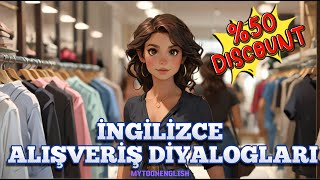 Günlük İngilizce Diyaloglar I Alışveriş Diyalogları I ingilizceanimasyon ingilizce [upl. by Pfosi117]