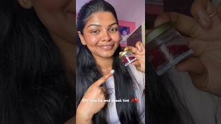 Rose lip and cheek tint 🌹❤️diy tamilbeautycare tamil liptint cheektint chennai skincare [upl. by Eimmot]