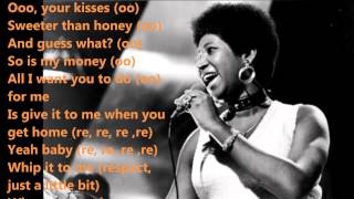 RESPECT Aretha Franklinwith Lyrics [upl. by Hameerak]