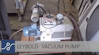 Leybold  Vacuum Pump [upl. by Ylenats]