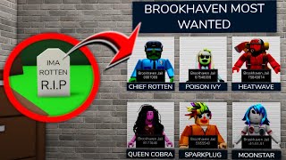 What Happened To The Brookhaven Most Wanted Hiding In Roblox Brookhaven RP Feat O1G [upl. by Blau]