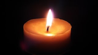 BEAUTIFUL Candle Relaxing Burning flame 10 minutes HD video [upl. by Epstein230]