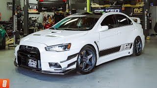 Building a 2013 Mitsubishi Lancer Evolution X GSR in 16 Minutes [upl. by Naitsirt]