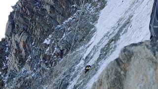 Rock Collapse  Goûter Route Goûter Couloir Mont Blanc [upl. by Cave211]