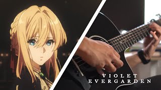 Violet Evergarden  Never Coming Back Fingerstyle Guitar Cover TABS [upl. by Llabmik]