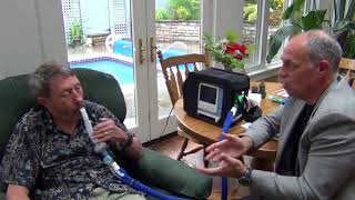 Interview with David ALS and 24hour non invasive ventilation [upl. by Tillfourd]