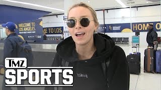 Rob Gronkowskis GF Camille Kostek Claps Back at Patriots Haters  TMZ Sports [upl. by Nefen]