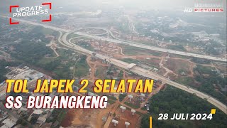 Progress Tol JakartaCikampek 2 Selatan Simpang Susun Setu Selatan Burangkeng 28 Juli 2024 [upl. by Agnimod]