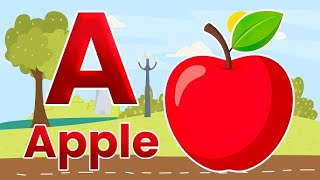 A for apple  nursery rhymes song  b for ball  abclearningsongs [upl. by Ettegdirb]