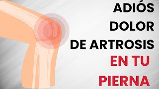 🦵 Adiós al DOLOR de ARTROSIS en tu pierna haciendo estos EJERCICIOS [upl. by Coltson]