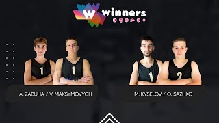 Winners Beach Volleyball Men A Zabuha  V Maksymovych  M Kyselov  O Sazhko 15112024 [upl. by Alam]