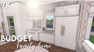 7k NoGamepass Budget Home  Bloxburg ROBLOX speedbuild [upl. by Anauj]