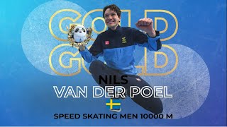 Nils van der Poel SWE  Men 10000m  Speed Skating  Beijing 2022  UpAgain [upl. by Asselim]