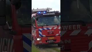 Brandweer Maasbommel auf Übungsfahrt in BurscheidPfaffenlöh beim Tag der Offenen Tür 1562024 [upl. by Harat]