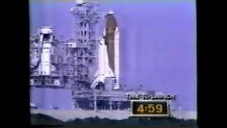 STS27 Launch ABC News Coverage [upl. by Lyrrehs]