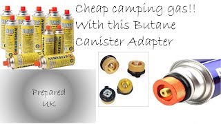 Camping Gas Canister Adapter [upl. by Akessej]