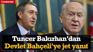 DEM Parti Eş Genel Başkanı Tuncer Bakırhandan Devlet Bahçeliye jet yanıt [upl. by Cleo386]