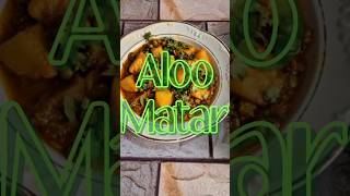 Aloo Matar Recipe  Easy Potato and Green Peas Curry  Indian Vegetarian Comfort Food [upl. by Lissy]