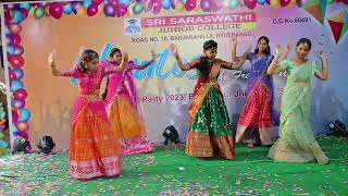 All remix songs dance performance by juniors in freshers 2023 [upl. by Ahcmis]