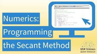 Numerical Methods Programming Secant Method in Python  A Detailed Explanation For Beginners [upl. by Borrell553]