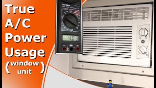 Testing the Air Conditioner Amps Used in a Rove Lite 14BH RV Travel Trailer 5000 BTU Window Unit [upl. by Xella]