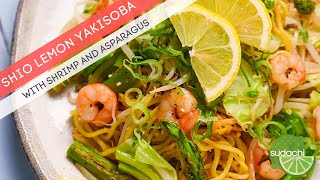 Japanese Shio Lemon Yakisoba Recipe shorts [upl. by Otrepur909]