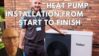 Vaillant Arotherm Plus Heat Pump Installation by British Gas [upl. by Adest585]