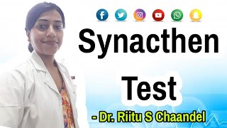 Synacthen test ACTH stimulation test [upl. by Auehsoj]