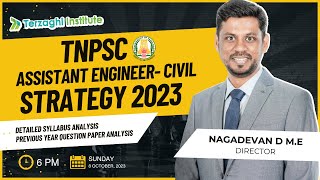 TNPSCAE 2023 in 45 Days The Ultimate Study Blueprint Preparation Strategy Civil engineering 2023 [upl. by Enier]