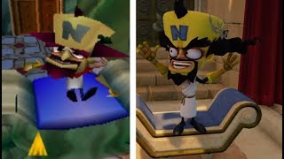 Crash Bandicoot Comparison  Cortex  Original VS PS4 [upl. by Turne]