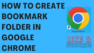 How To Create Bookmark Folder In Google Chrome [upl. by Shanda]